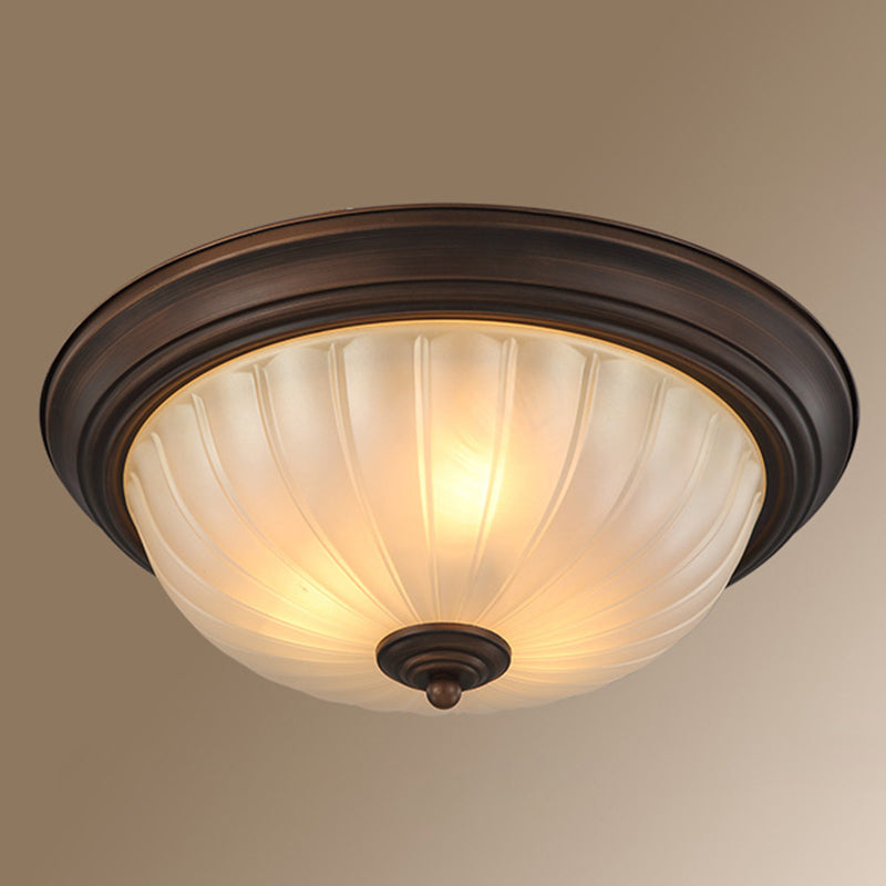 Schale Glas Flush Mount Modern Style Wohnzimmer-Deckenleuchte mit Form