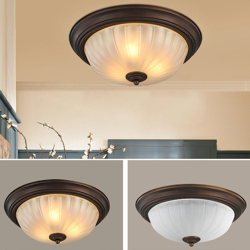 Schale Glas Flush Mount Modern Style Wohnzimmer-Deckenleuchte mit Form