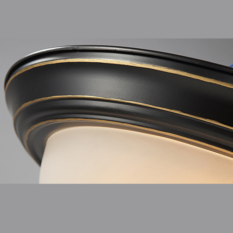 Schale Glas Flush Mount Modern Style Wohnzimmer-Deckenleuchte mit Form