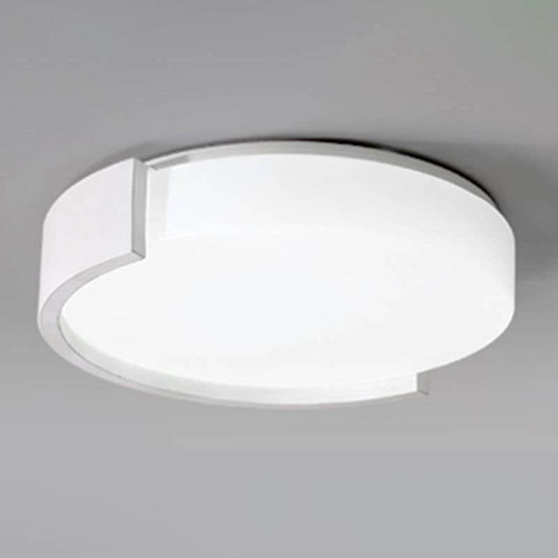 Nuevo Lámpara montada en el techo de acrílico, montaje empotrado de LED cilíndrico moderno, 1 luz, para sala de estar,