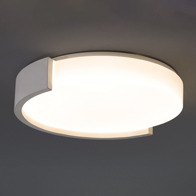 Nuevo Lámpara montada en el techo de acrílico, montaje empotrado de LED cilíndrico moderno, 1 luz, para sala de estar,