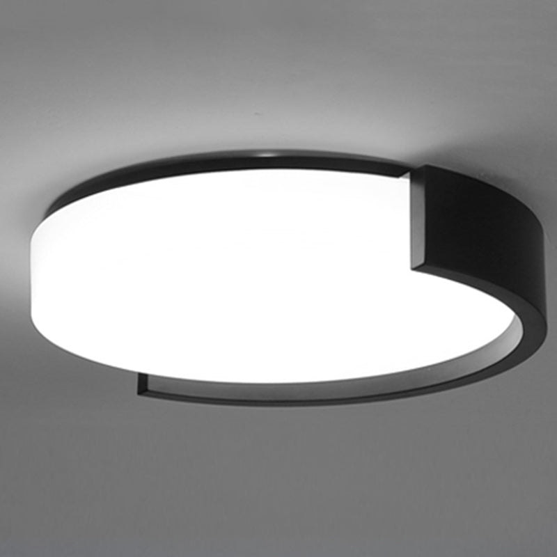 Nuevo Lámpara montada en el techo de acrílico, montaje empotrado de LED cilíndrico moderno, 1 luz, para sala de estar,