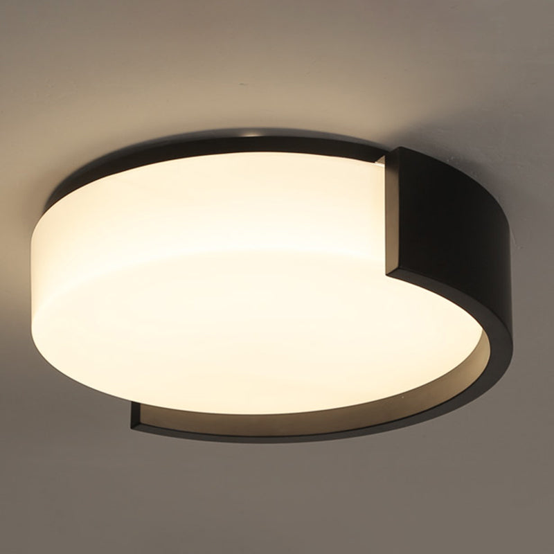 Nuevo Lámpara montada en el techo de acrílico, montaje empotrado de LED cilíndrico moderno, 1 luz, para sala de estar,