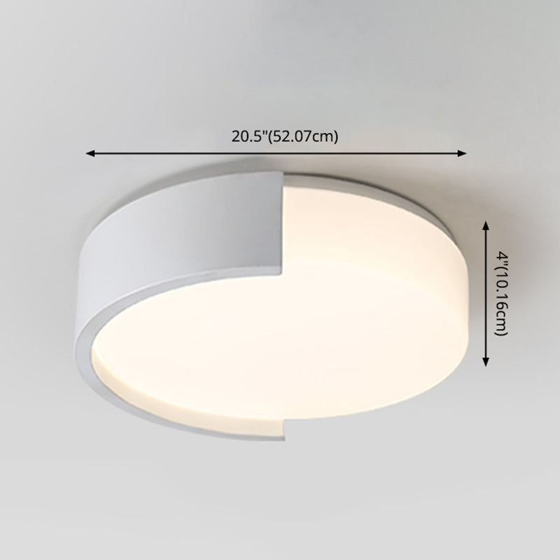 Nuevo Lámpara montada en el techo de acrílico, montaje empotrado de LED cilíndrico moderno, 1 luz, para sala de estar,