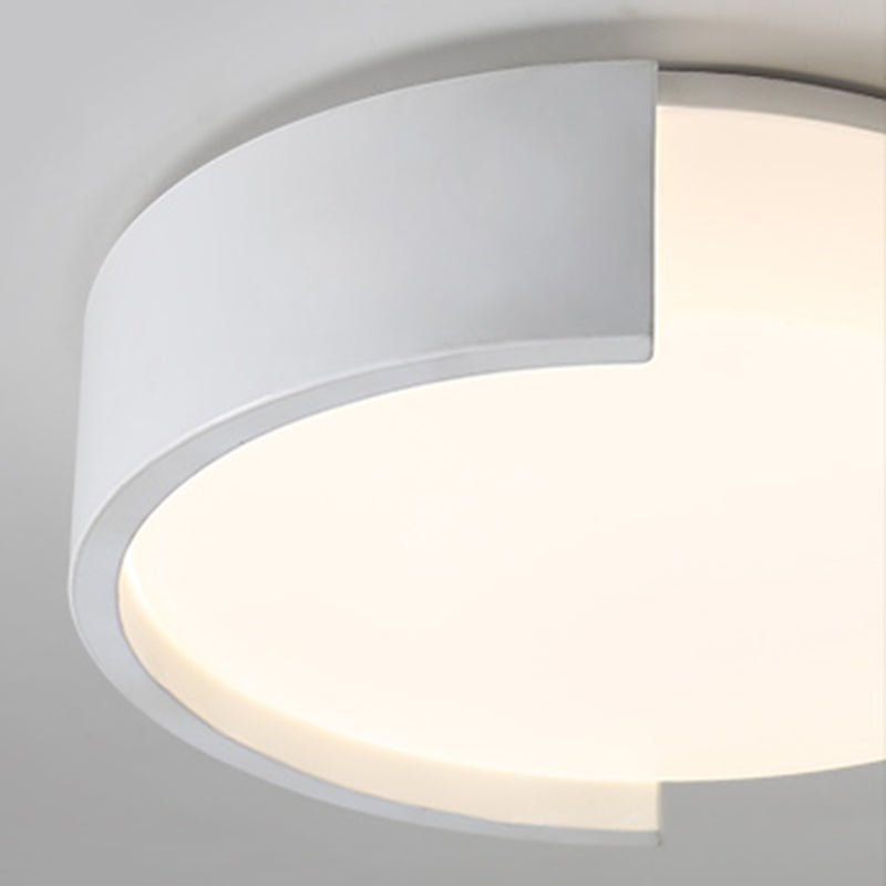 Nuevo Lámpara montada en el techo de acrílico, montaje empotrado de LED cilíndrico moderno, 1 luz, para sala de estar,