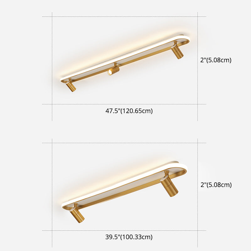 Modern Style LED Flush Mount Ceiling Light Track Light Balcony Light Living Room Light
