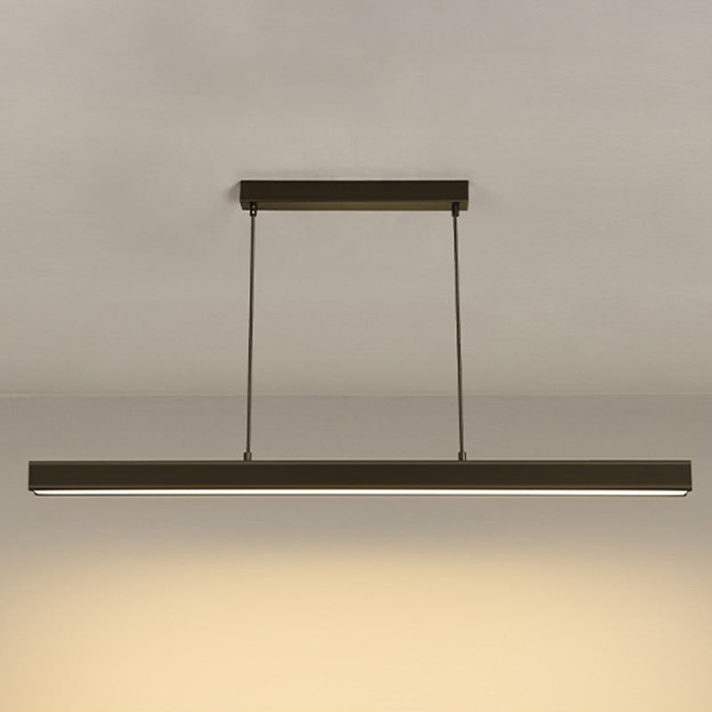 Linear Isola Lighting Acrilic Contemporary Simplicity Fishings a sospensione per il ristorante