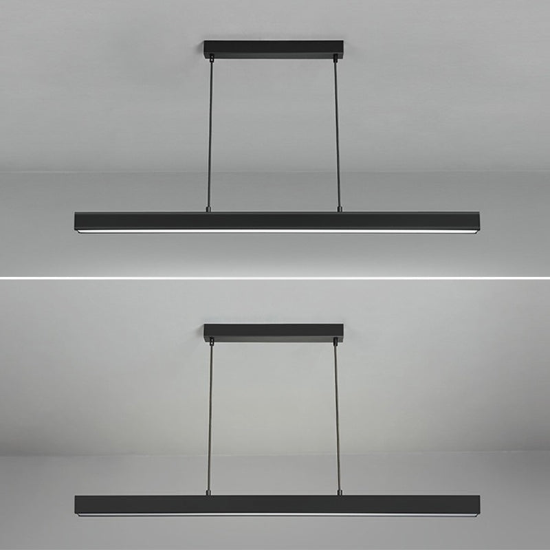 Linear Isola Lighting Acrilic Contemporary Simplicity Fishings a sospensione per il ristorante
