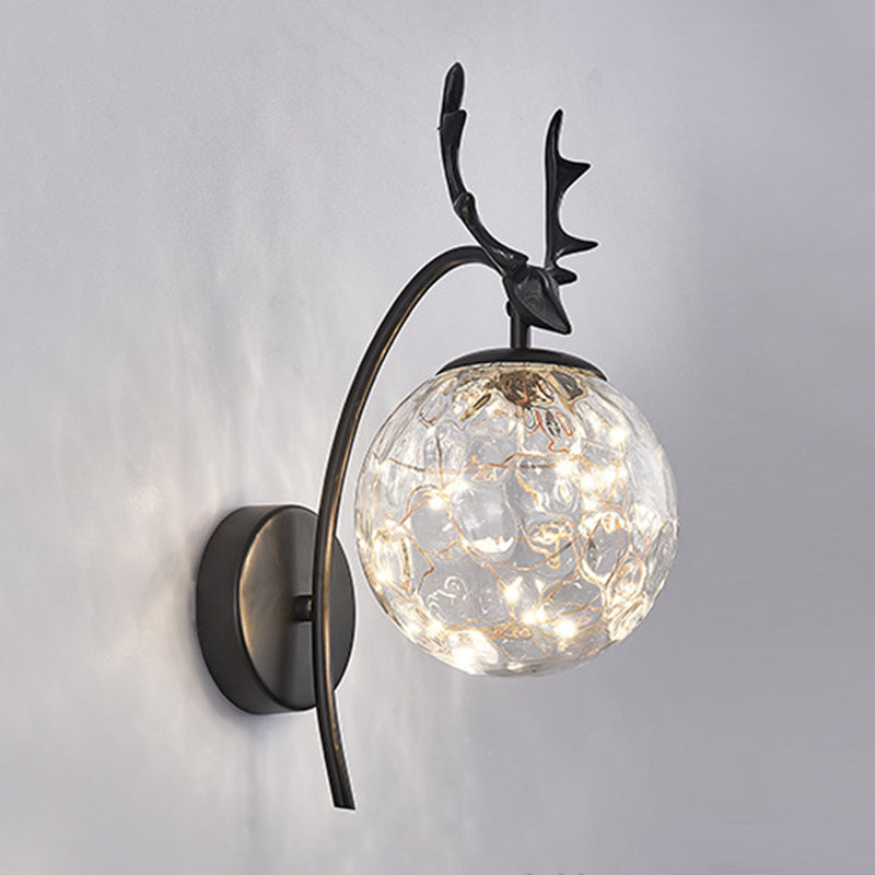 Modern Creative Creative LED LAMPAGGIO GLOGO GLOGE GLOBE DONCE PER LA CAMERA DA PAZIONI CON DEORAZIONE