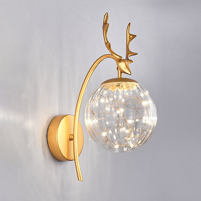 Modern Creative Creative LED LAMPAGGIO GLOGO GLOGE GLOBE DONCE PER LA CAMERA DA PAZIONI CON DEORAZIONE