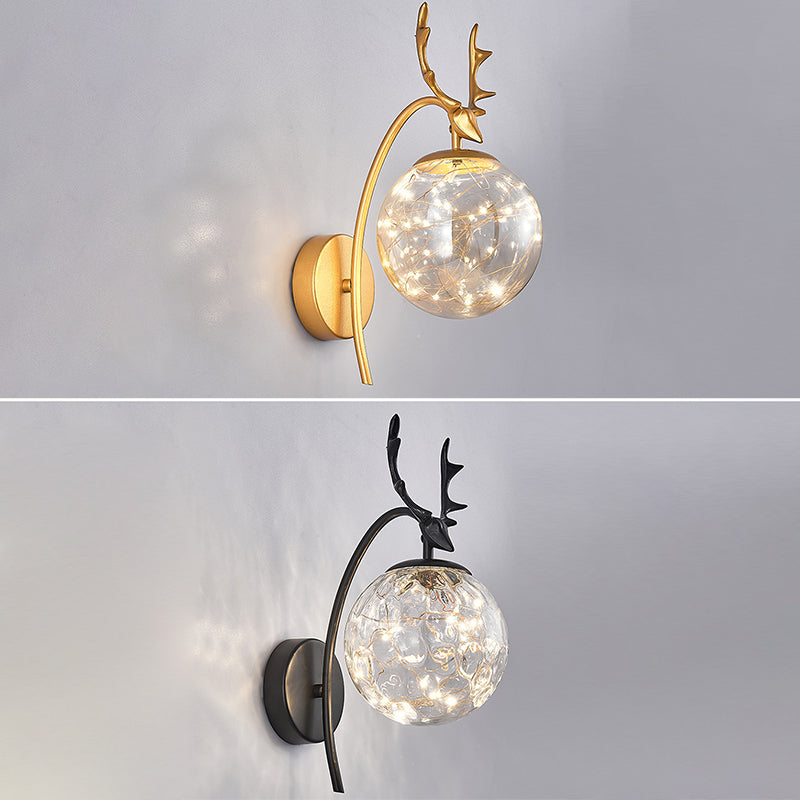 Modern Creative Creative LED LAMPAGGIO GLOGO GLOGE GLOBE DONCE PER LA CAMERA DA PAZIONI CON DEORAZIONE