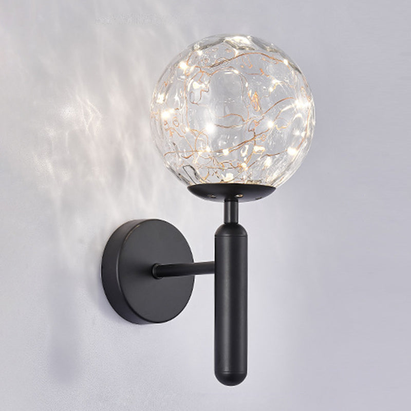 Modern Creative Decorative Wall Lamp with Single LED Light Wall Light for Living Room