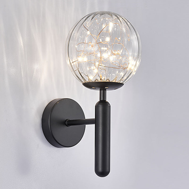 Modern Creative Decorative Wall Lamp with Single LED Light Wall Light for Living Room