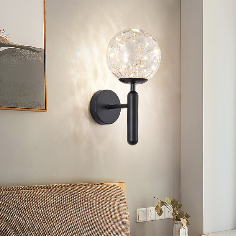 Modern Creative Decorative Wall Lamp with Single LED Light Wall Light for Living Room