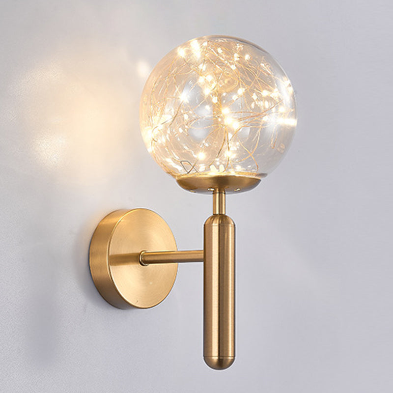 Modern Creative Decorative Wall Lamp with Single LED Light Wall Light for Living Room