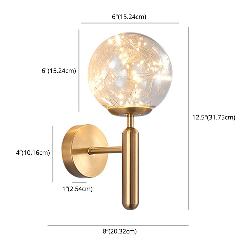 Modern Creative Decorative Wall Lamp with Single LED Light Wall Light for Living Room