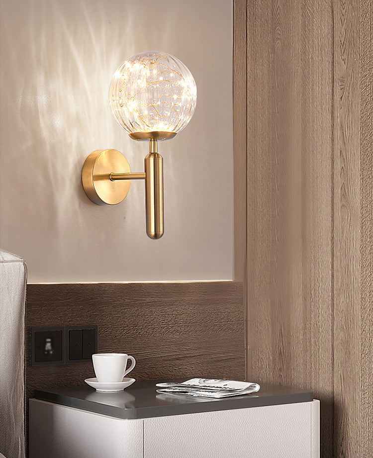 Modern Creative Decorative Wall Lamp with Single LED Light Wall Light for Living Room