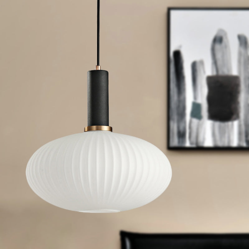 1 tête de salle à manger pendante légère légère macaron noir / rose / bleu lampe suspendue avec cylindre / ovale / tambour blanc nulle, 5 "/ 8" / 12 "de largeur