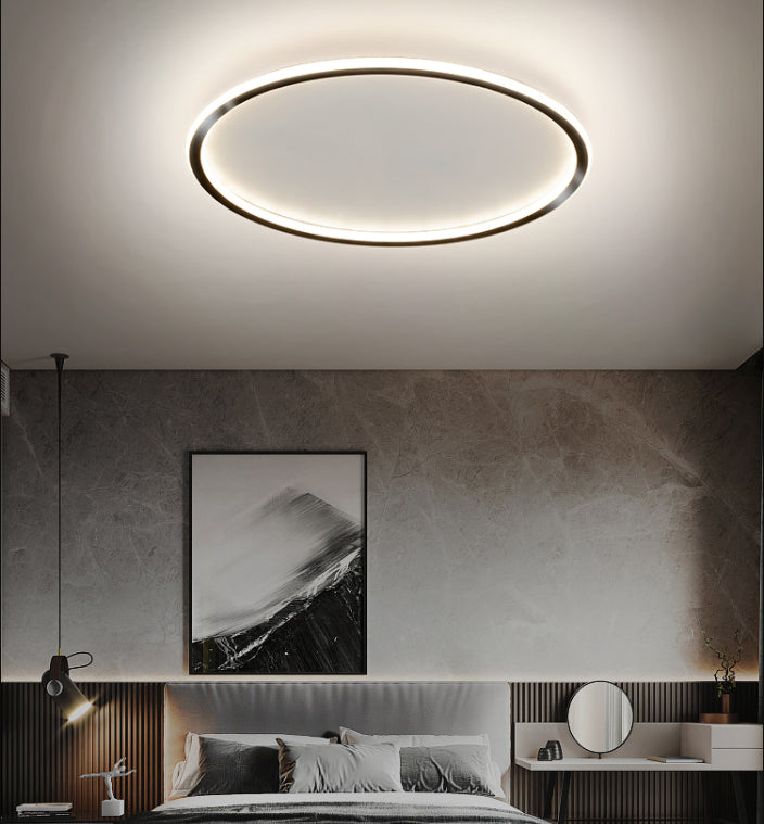 Lámpara empotrada LED ultrafina de 1 luz, nueva lámpara acrílica moderna de montaje en techo para dormitorio