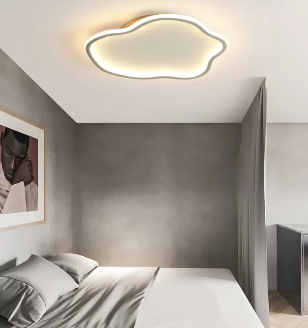 Lámpara de techo moderna geométrica ultrafina de luces de techo de montaje en superficie LED para dormitorio