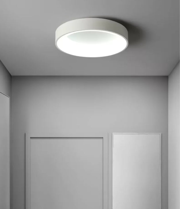 New Modern Drum LED Flush Light 1 Light Acrylic Ceiling Light Fixture for Bedroom