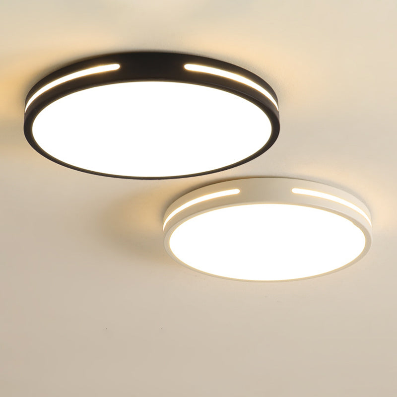 Modern Minimalist Style Flush Mount Light Fixtures Acryl 1 Light Flush Mount für Wohnzimmer