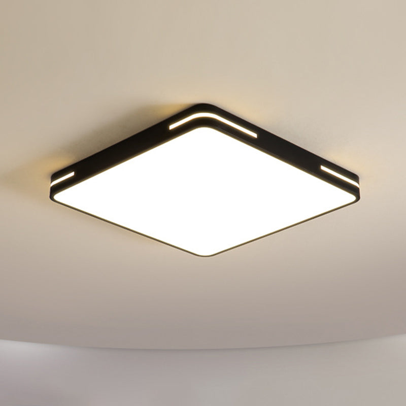 Modern Minimalist Style Flush Mount Light Fixtures Acryl 1 Light Flush Mount für Wohnzimmer