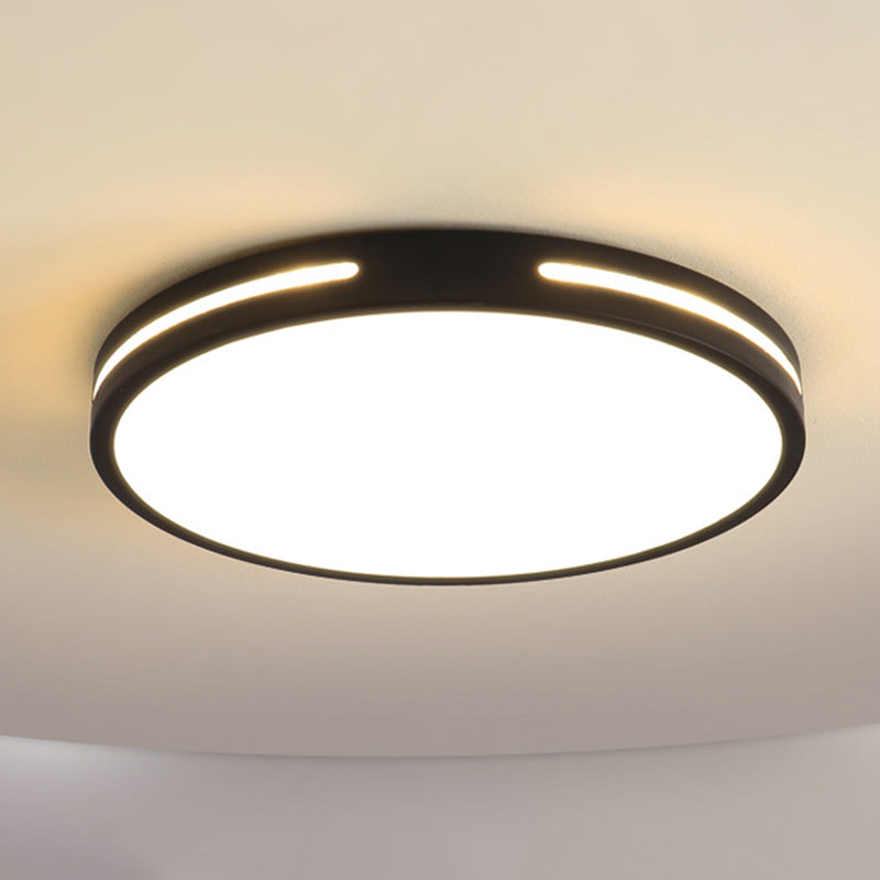Modern Minimalist Style Flush Mount Light Fixtures Acryl 1 Light Flush Mount für Wohnzimmer