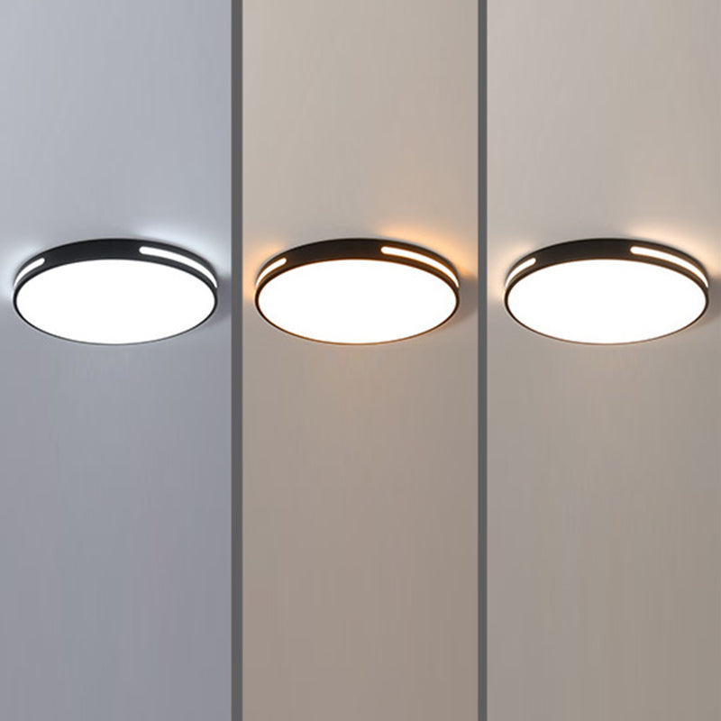 Modern Minimalist Style Flush Mount Light Fixtures Acryl 1 Light Flush Mount für Wohnzimmer