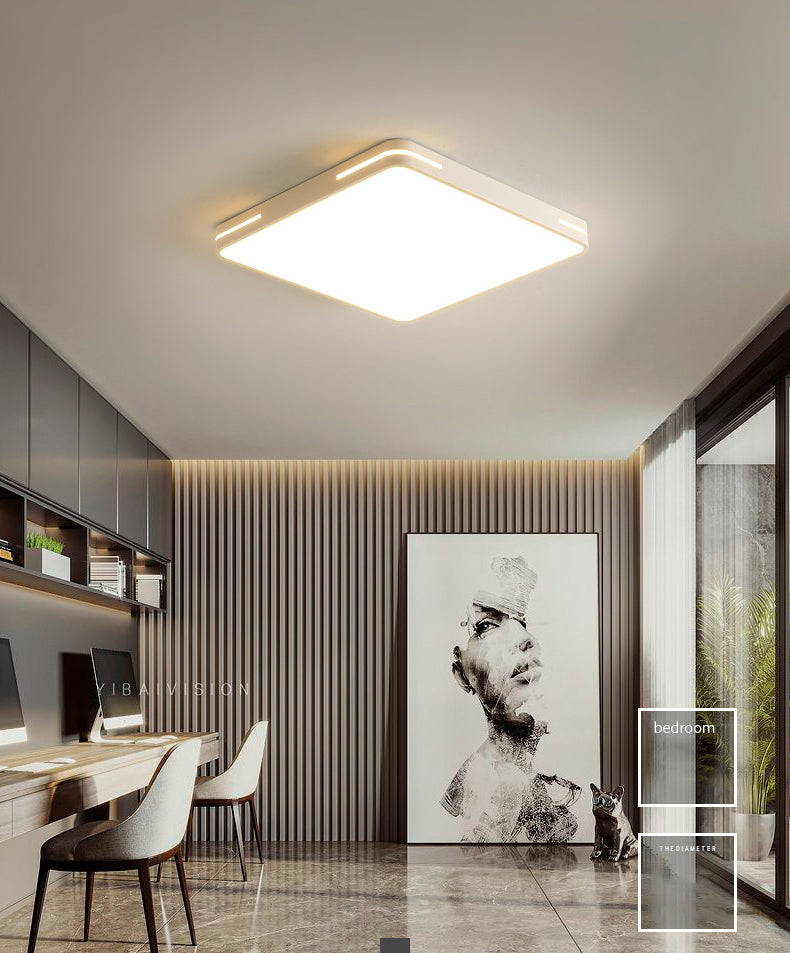 Modern Minimalist Style Flush Mount Light Fixtures Acryl 1 Light Flush Mount für Wohnzimmer