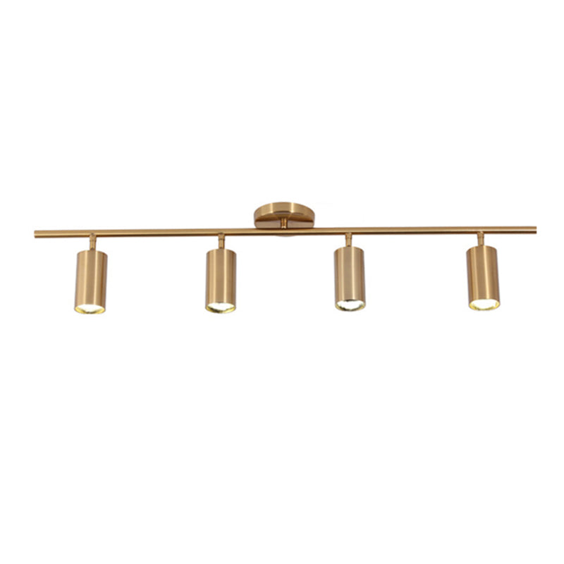 Nordic LED Track Lighting Surface Mounted Metal Spotlight for Living Room Dining Room Home and Clothing Store Commercial Shop