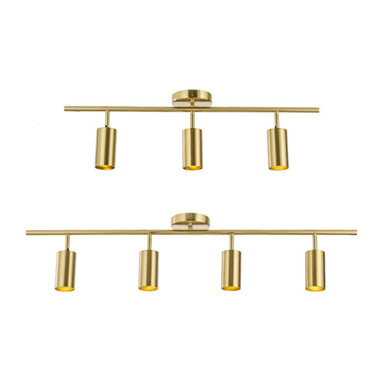 Nordic LED Track Lighting Surface Mounted Metal Spotlight for Living Room Dining Room Home and Clothing Store Commercial Shop