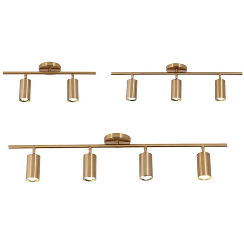 Nordic LED Track Lighting Surface Mounted Metal Spotlight for Living Room Dining Room Home and Clothing Store Commercial Shop