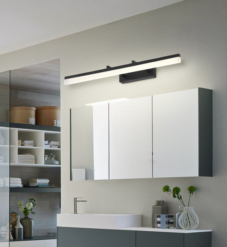 Éclairage mural linéaire en acrylique LEMPLAGE MINMOLAU MURM BLACK MUR MOUR LE SALOAGNE