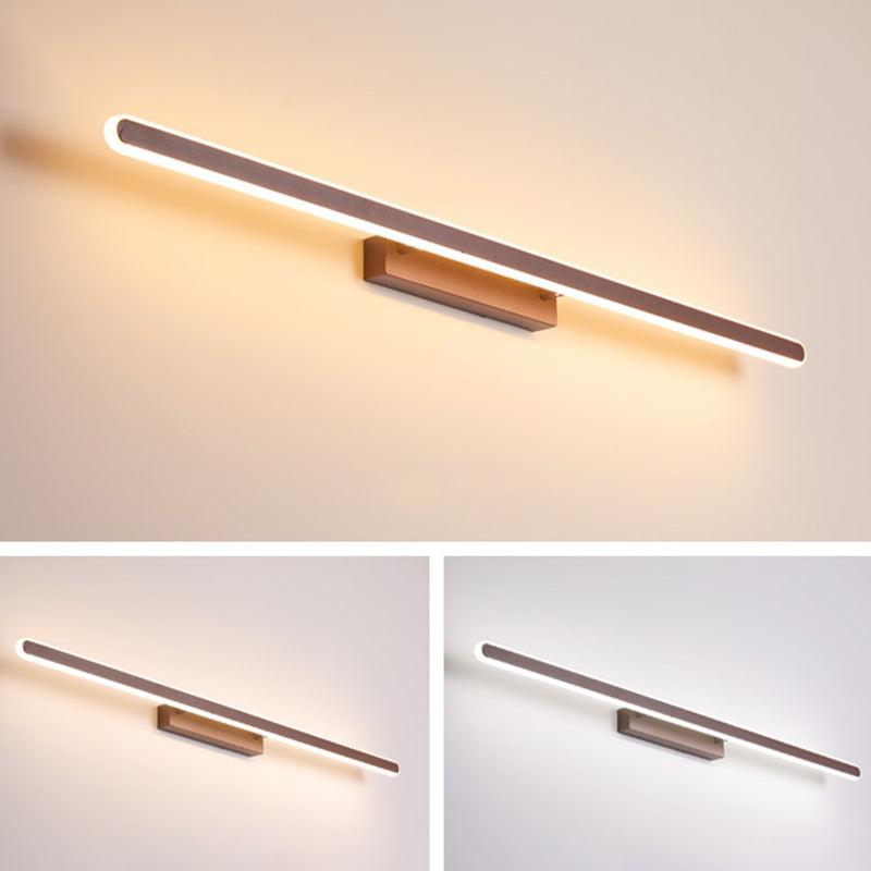 Acryl gearceerde muur sconce verlichting hedendaagse stijl led wandmontage verlichtingsarmatuur in koffie