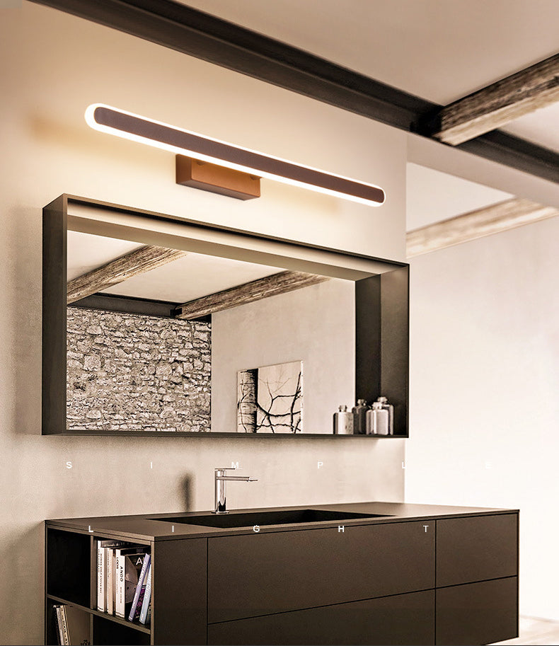 Acryl gearceerde muur sconce verlichting hedendaagse stijl led wandmontage verlichtingsarmatuur in koffie