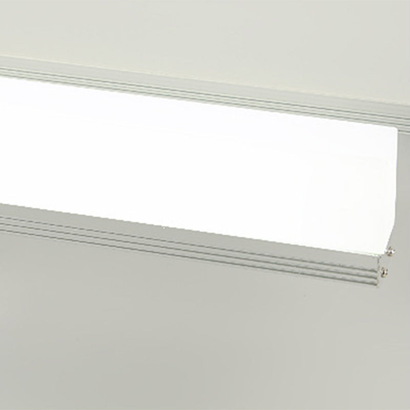 Acrylic Linear Wall Sconce Lighting Simplicity Style LED Wall Light Fixture in White