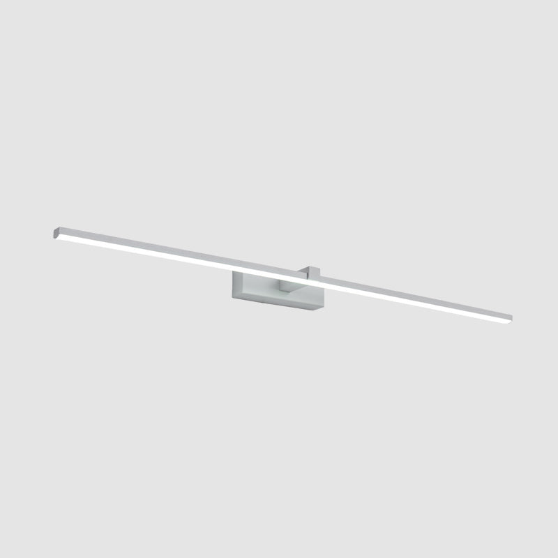 Linear Bathroom Sconce Light Fixture Metal Minimalist Style LED Wall Mount Light Fixture