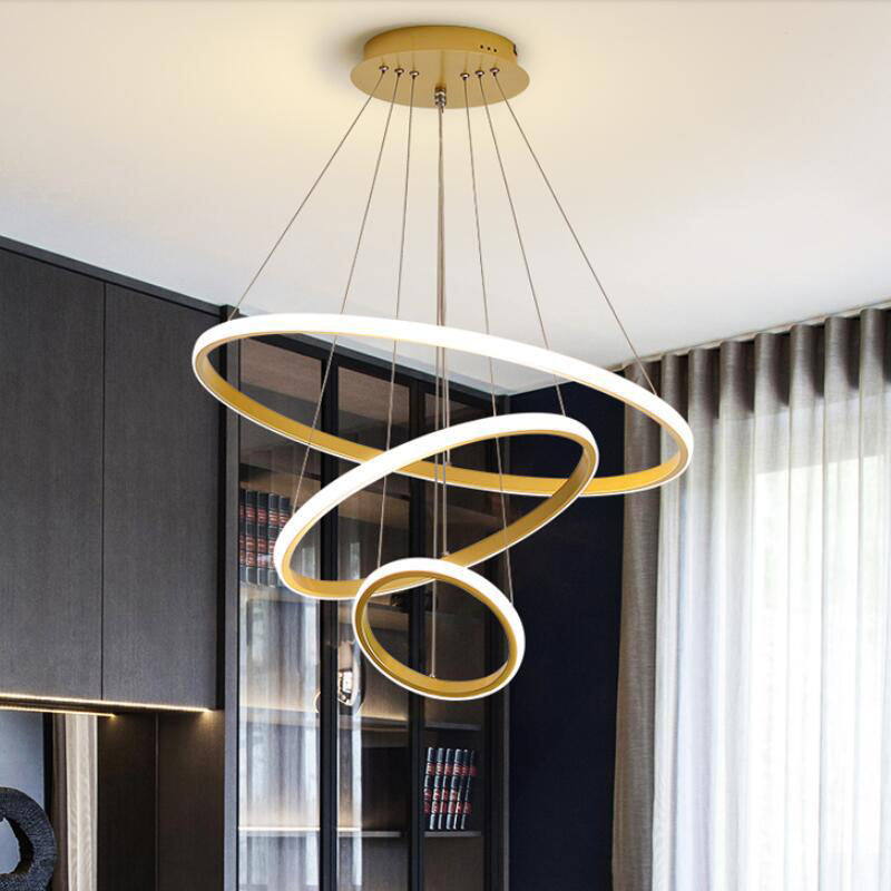 Simplicità moderna Lampada lampadina orbicolare in alluminio a sospensione appeso per il ristorante