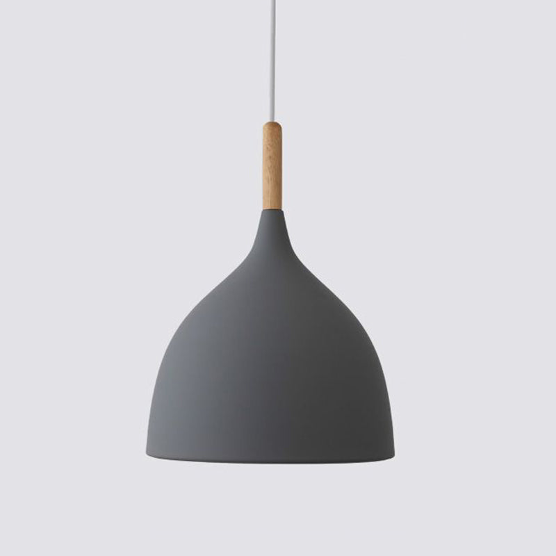 Dome Metal Hanging Light Nordic Minimalist Style 1 Light Hanging Lamp for Living Room