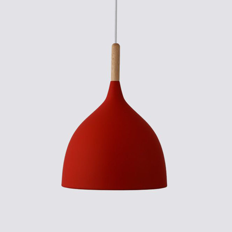 Dome Metal Hanging Light Nordic Minimalist Style 1 Light Hanging Lamp for Living Room