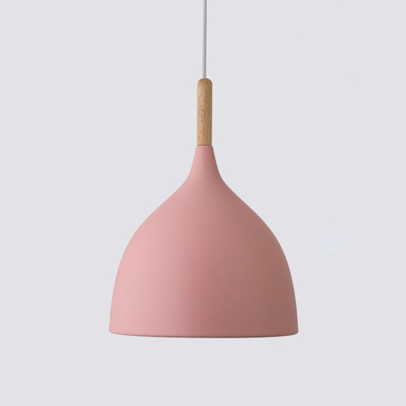 Dome Metal Hanging Light Nordic Minimalist Style 1 Light Hanging Lamp for Living Room