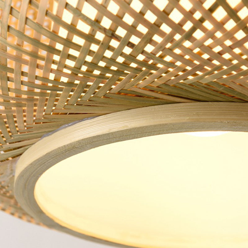 Chinesische Anhänger Beleuchtungskörper Rattan Hanges Licht mit hängenden Kabel für das Restaurant