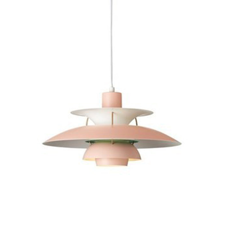 Modern Simplicity Geometric Hanging Pendnant Lamp Aluminum Hanging Pendant Lights for Restaurant