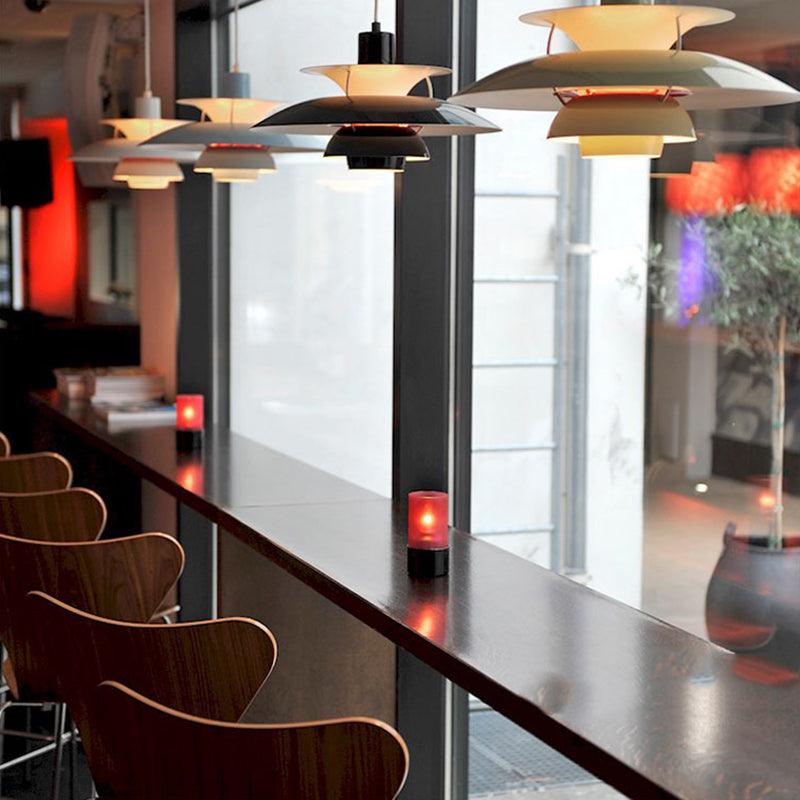 Modern Simplicity Geometric Hanging Pendnant Lamp Aluminum Hanging Pendant Lights for Restaurant