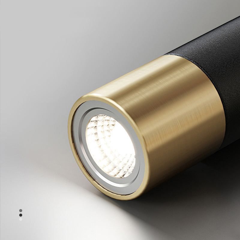 Luz de techo lineal Luz Modern Metal Island Pendants