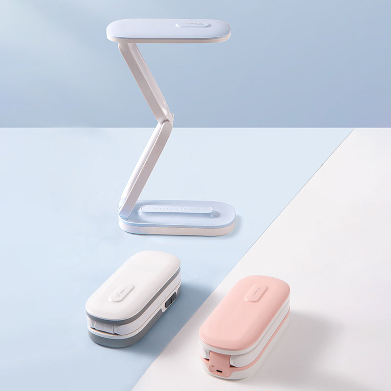 Nordic Macaroon Style LED Table Lamp Foldable Design Practical USB Charging Reading Light for Bedroom