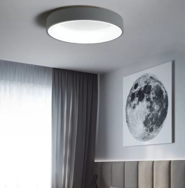 New Modern Drum LED Flush Light 1 Light Acrylic Ceiling Light Fixture for Bedroom