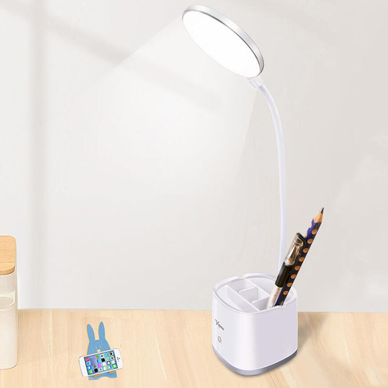 SEMPLICY STILE LED LAMPAGGIO TOUP TOUCT STUSSEGGIO USB Apparecchio di illuminazione camera da letto con supporto per penna