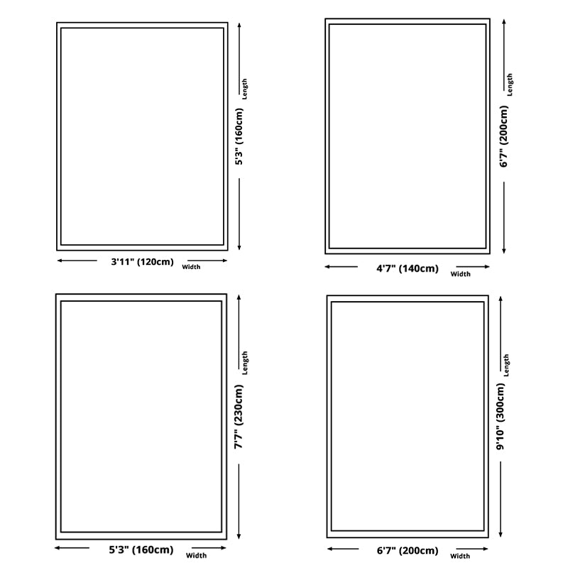 Grauer, minimalistischer Teppich, Polyester-Aquarell-Teppich, blühender Teppich, rutschfeste Rückseite, Innenteppich für Wohnzimmer